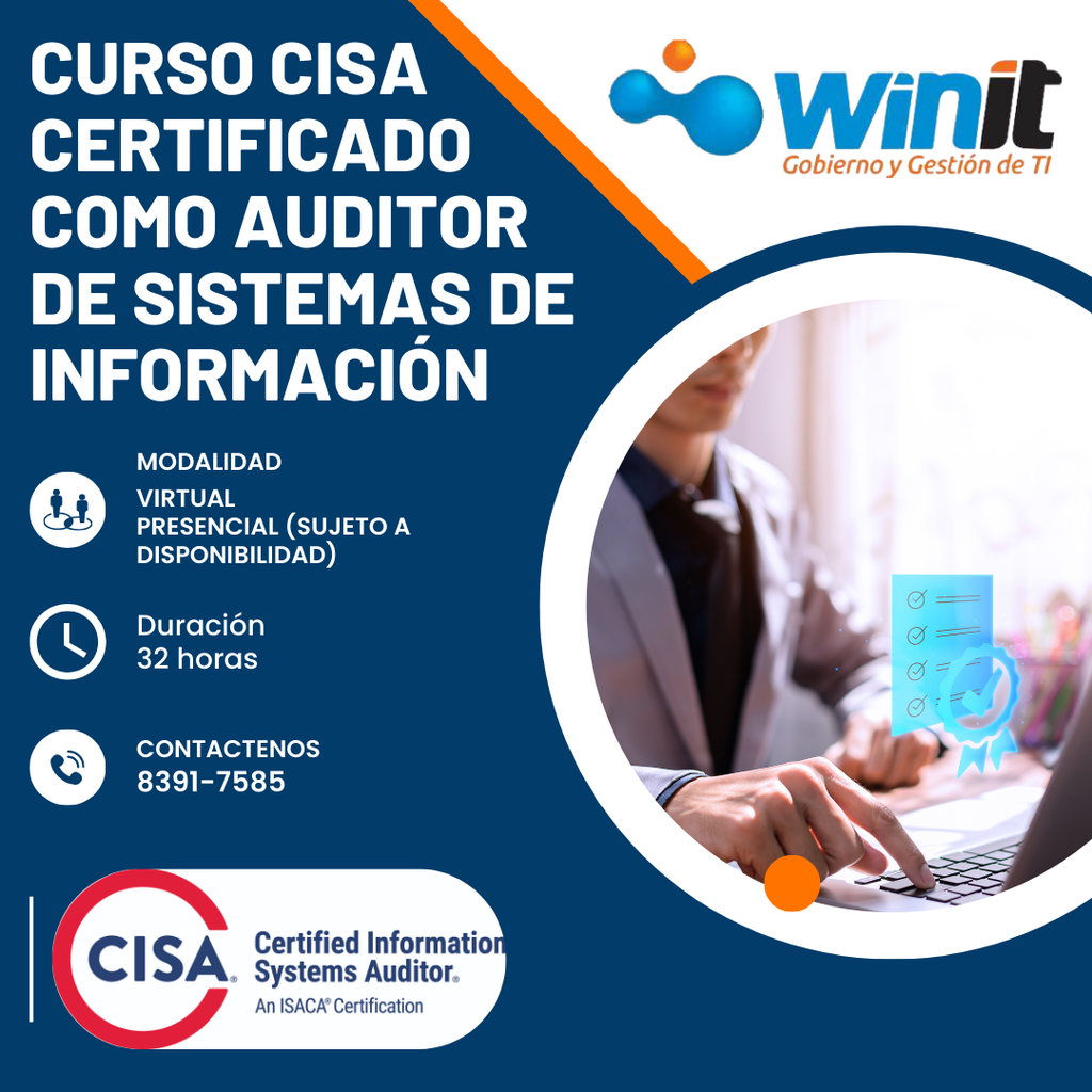 Curso CISA Certificado como Auditor de Sistemas de Información