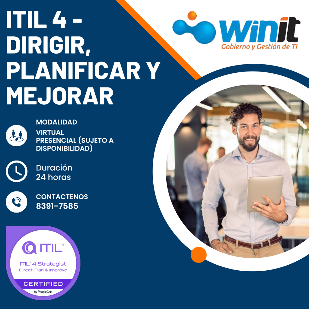 ITIL 4 - Dirigir, Planificar y Mejorar