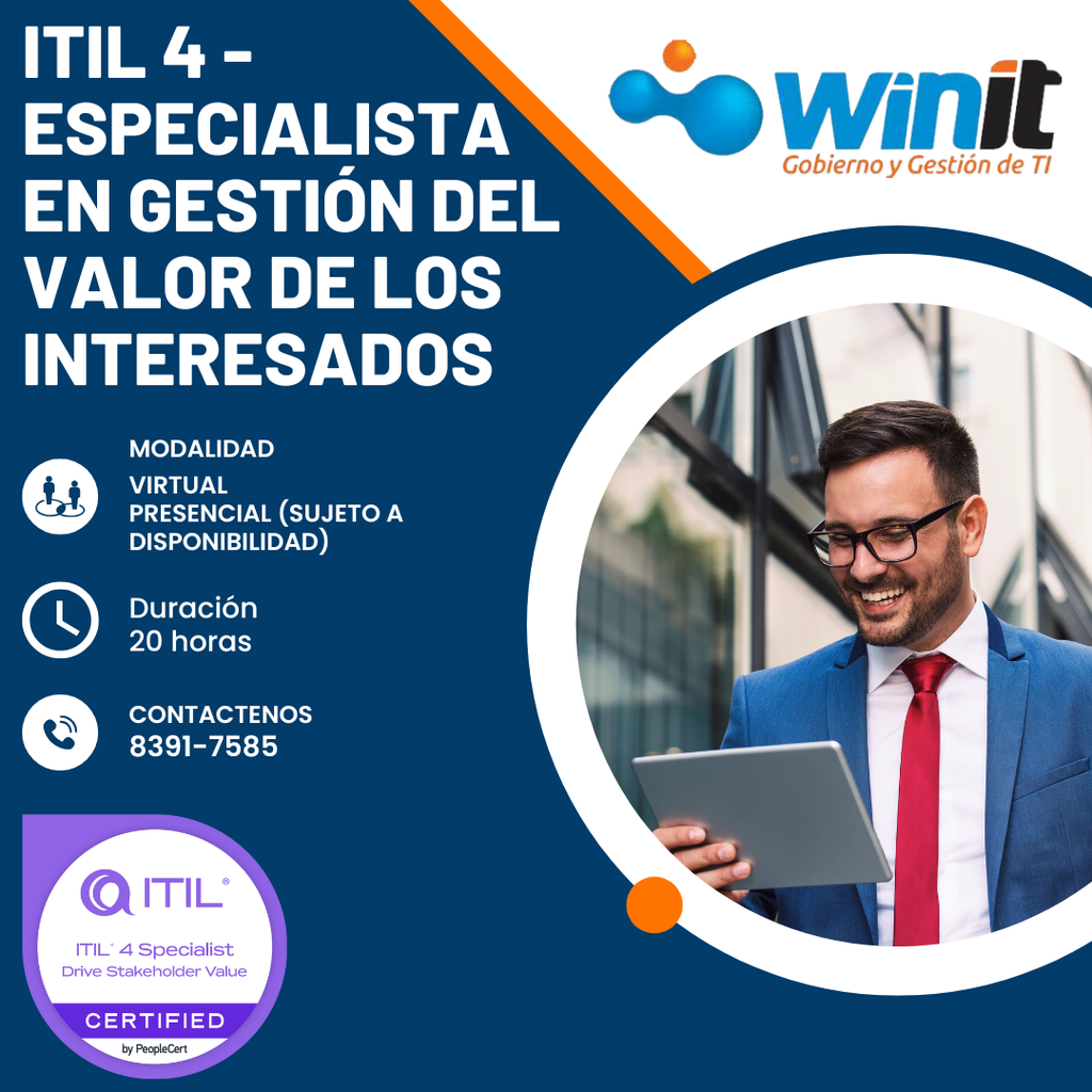 ITIL 4 - Especialista en Gestión del Valor de los Interesados 
