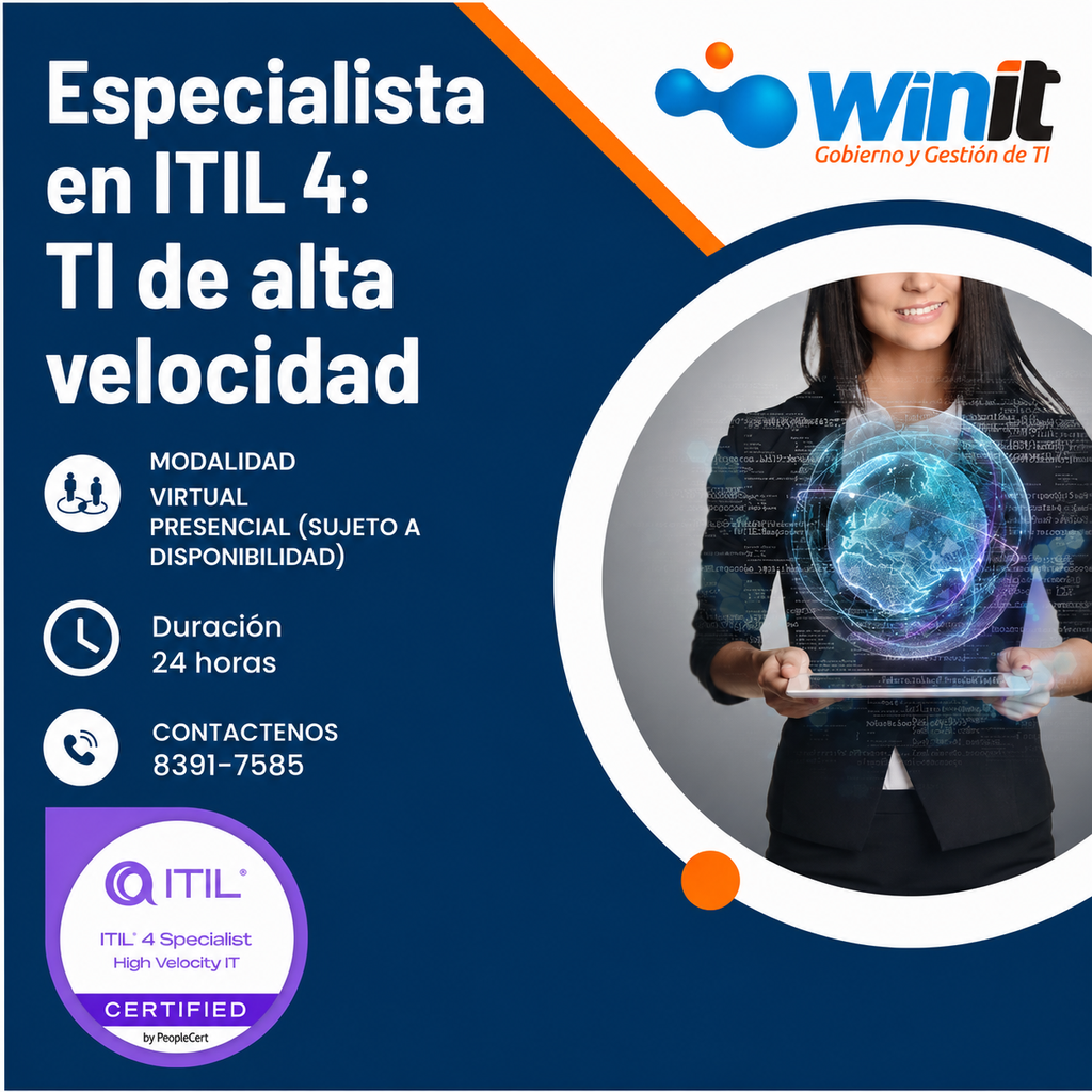 Especialista en ITIL 4: TI de alta velocidad