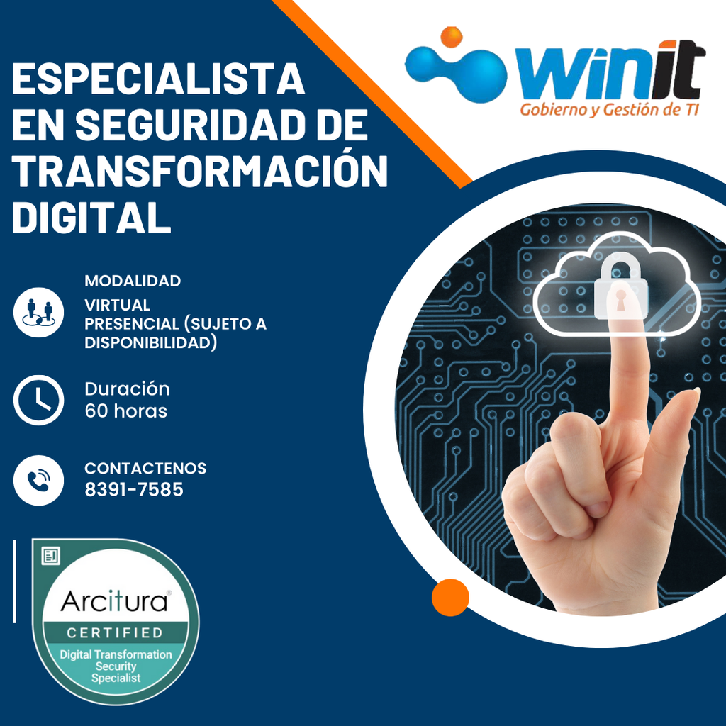 Especialista en Seguridad de Transformación Digital