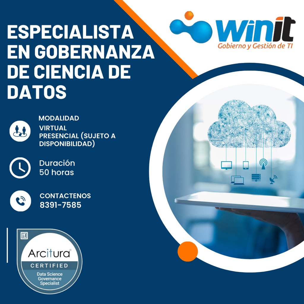 Especialista en Gobernanza de Ciencia de Datos