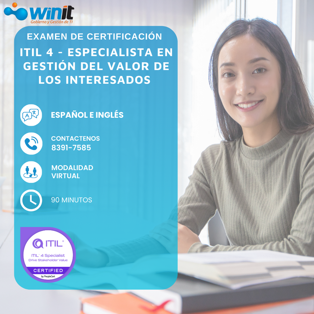 Examen ITIL 4 - Especialista en Gestión del Valor de los Interesados 