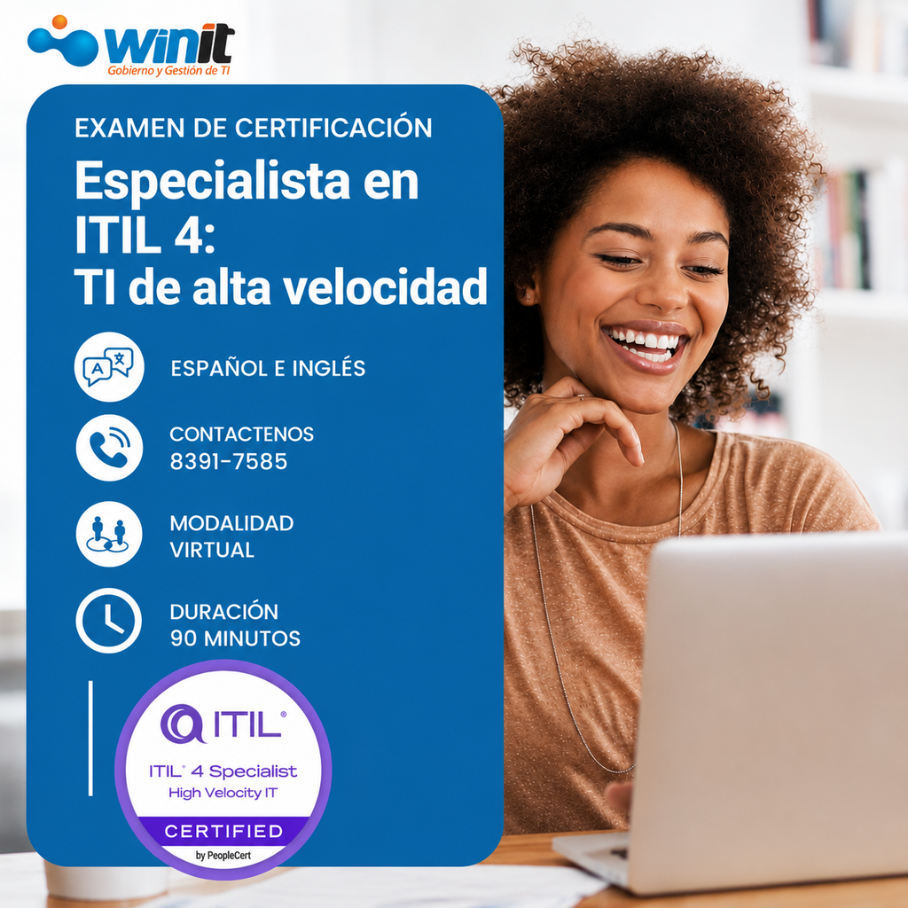 Examen- Especialista en ITIL 4: TI de alta velocidad