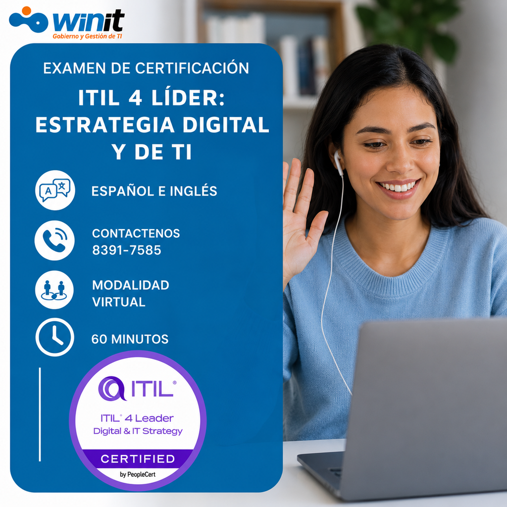 Examen - Líder en ITIL4: Estrategia digital y de TI