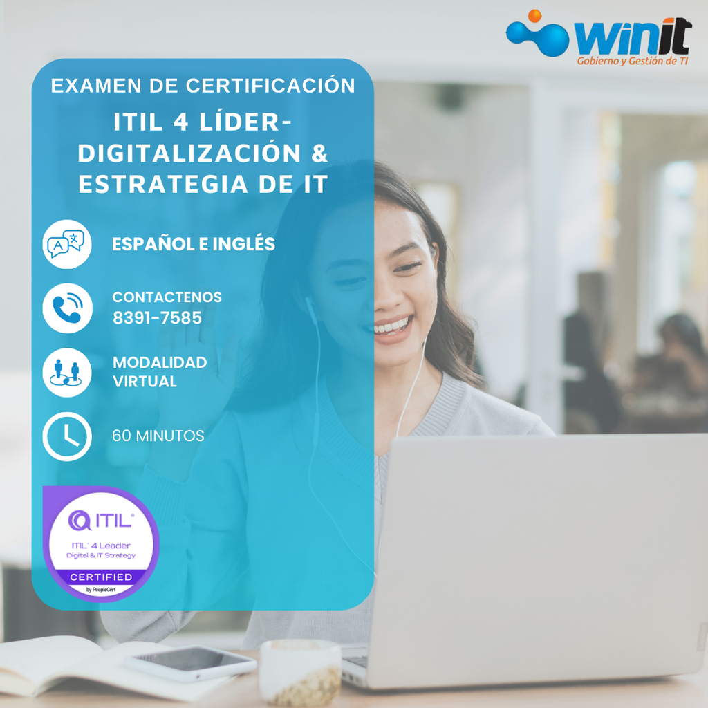 Examen ITIL 4 Líder- Digitalización & Estrategia de IT