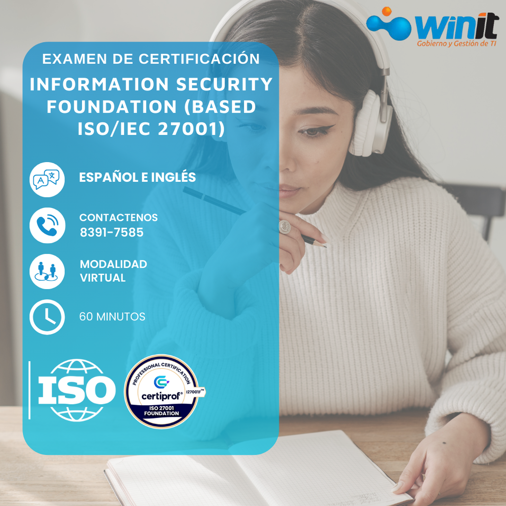 Examen Information Security Foundation (Based ISO/IEC 27001)