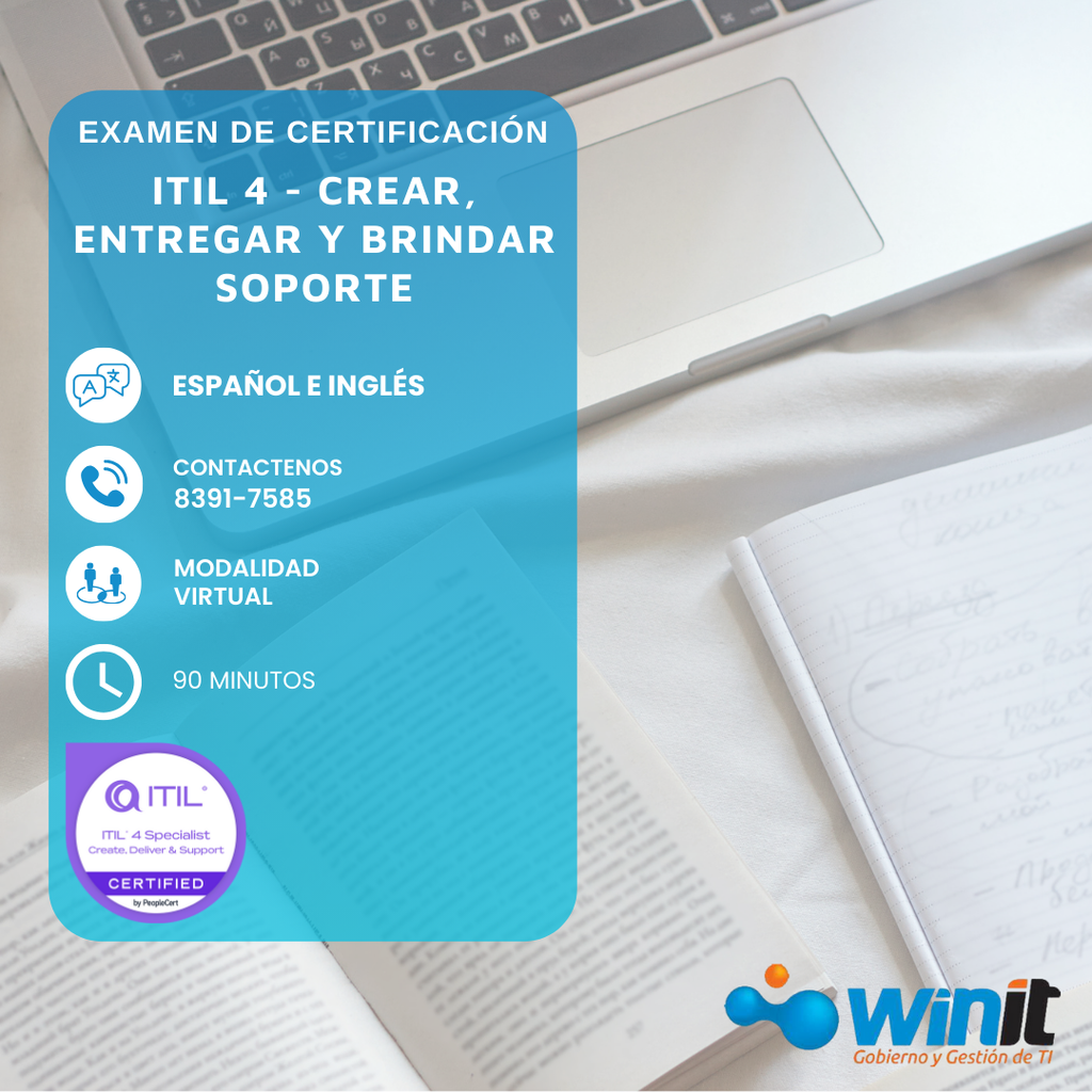Examen ITIL 4 - Crear, Entregar y Brindar Soporte 