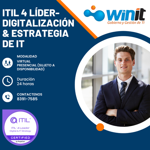 ITIL 4 Líder- Digitalización & Estrategia de IT